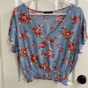 Floral blouse size 1X